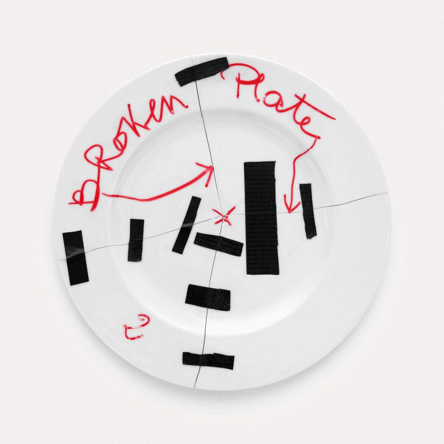 broken plates