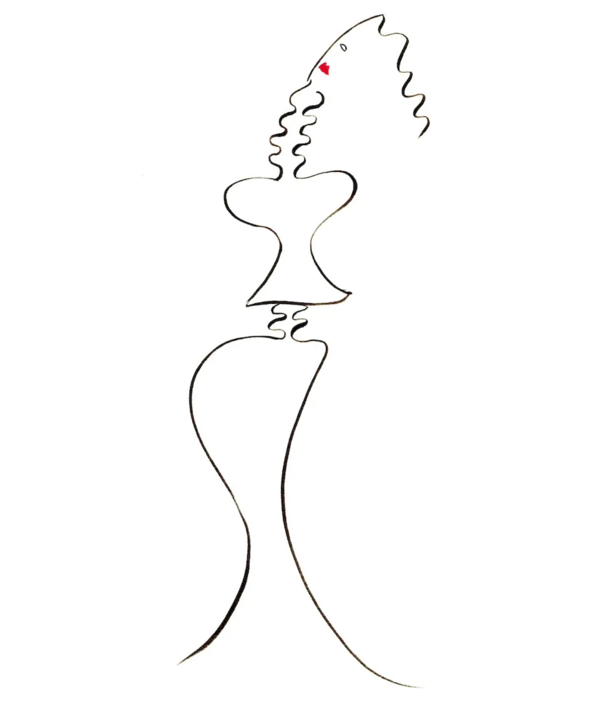 La Femme a La Tete Penchee